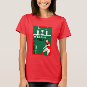 Rugby Wales-fan konst T Shirt