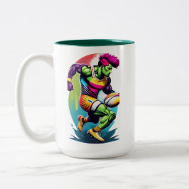 Rugby Warrior Two-Tone Mugg