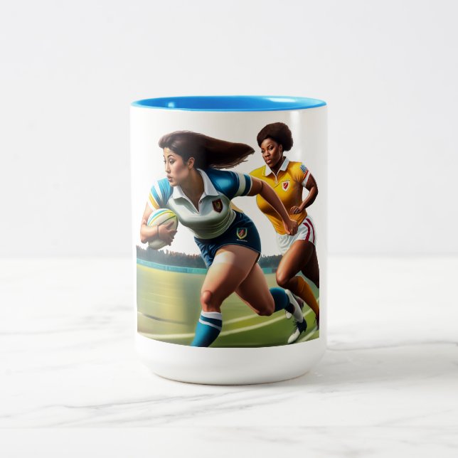 Rugby Warrior Two-Tone Mugg (Center)