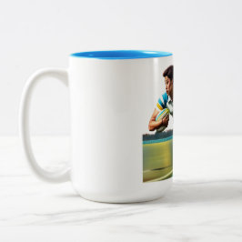 Rugby Warrior Two-Tone Mugg