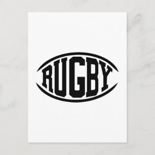 Rugbyboll Vykort