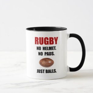 Rugbybollar Mugg