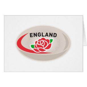 RugbybollEngland engelska steg Hälsningskort