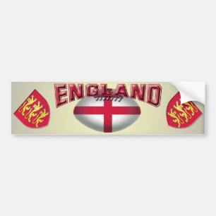 Rugbybollflagga av England Bildekal