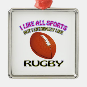 Rugbydesigner Julgransprydnad Metall