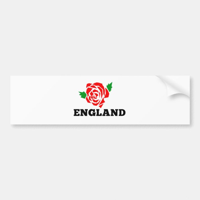 RugbyEngland engelska steg Bildekal (Framsidan)