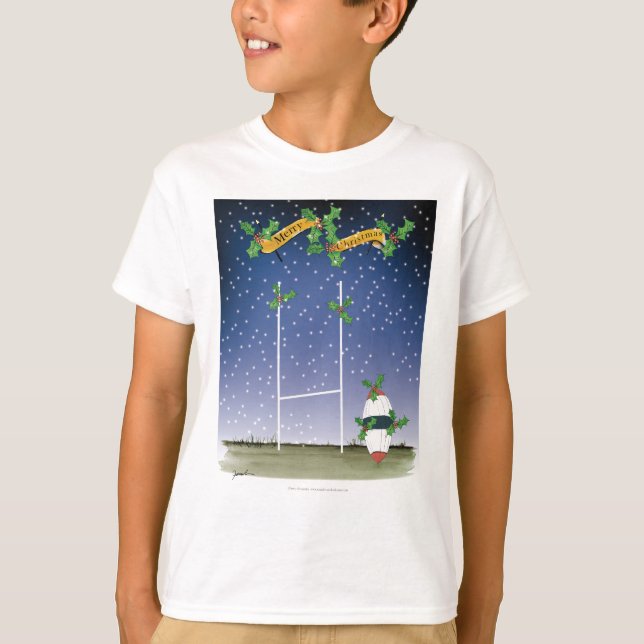 rugbyjulafton tee shirt (Framsida)