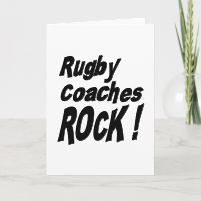 Rugbylagledaresten! Hälsningkort Kort (Framsida)