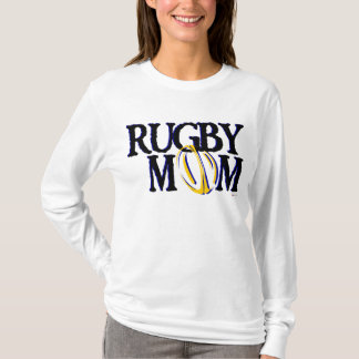 Rugbymamma (blått och guld) tröja