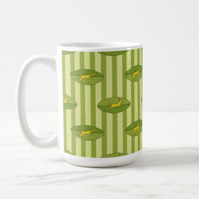 Rugbymatcher är på mug kaffemugg (Vänster)
