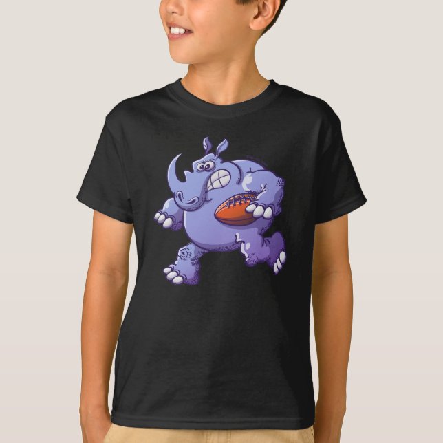 Rugbynoshörning Tee (Framsida)