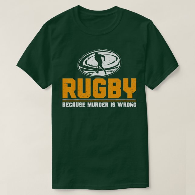 Rugbys Funny Rugby Sports Rugby Player Rugger Leag T Shirt (Design framsida)