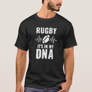 Rugbys Rugby Sports Rugby Det finns i min DNA Rugb T Shirt