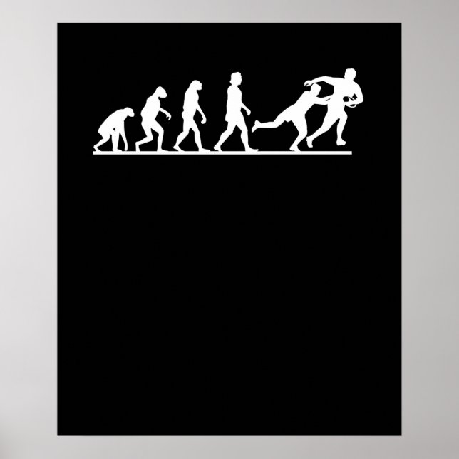 Rugbys utveckling poster (Framsidan)