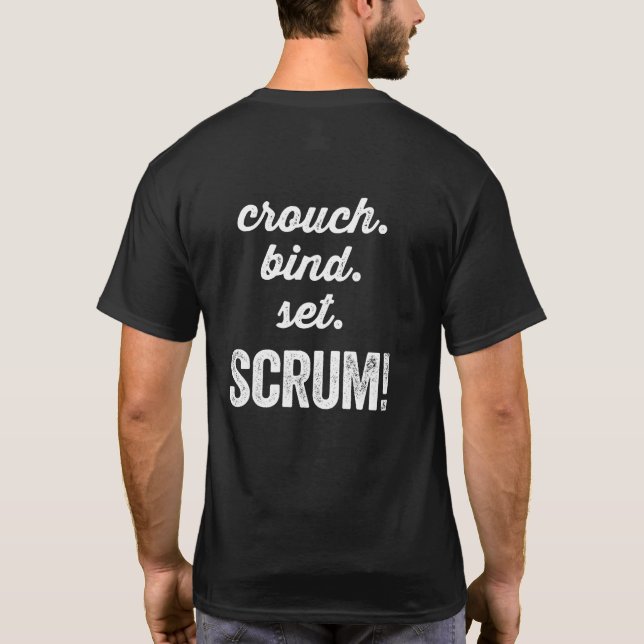 RugbyScrum T Shirt (Baksida)