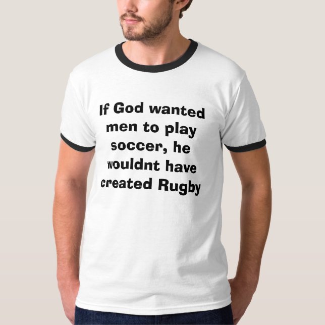 Rugbyskjorta T-shirt (Framsida)