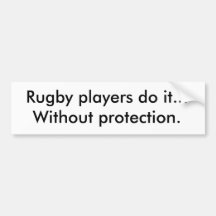 Rugbyspelare gör det… utan skydd