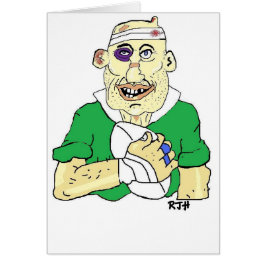 RUGBYSPELARE HÄLSNINGSKORT