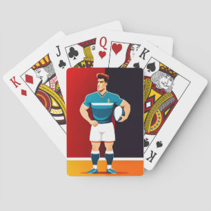 Rugbyspelare - Spelkort