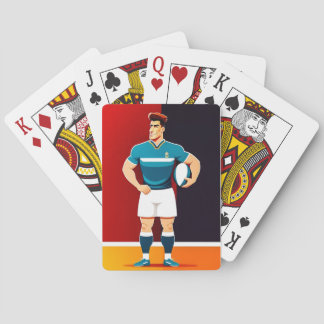 Rugbyspelare - Spelkort