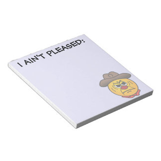 Ruged Cowboy Grumpey Anteckningsblock