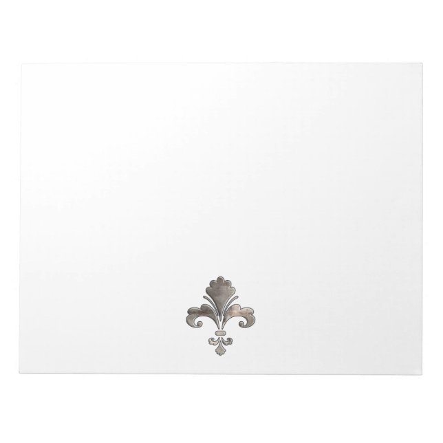 Ruged Fleur de lis Anteckningsblock (Framsida)