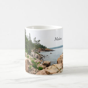 Ruged Maine kusten i Acadia nationalpark Kaffemugg