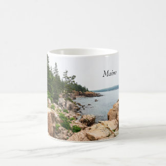Ruged Maine kusten i Acadia nationalpark Kaffemugg