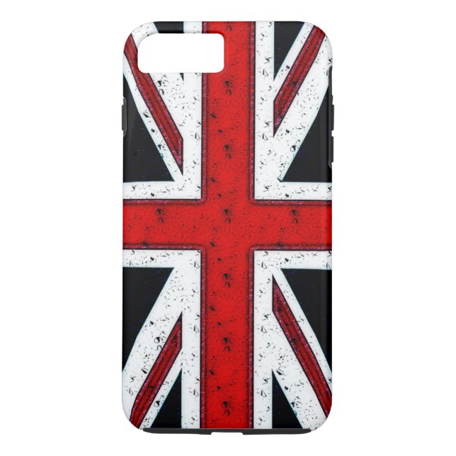 Ruged Union Jack Case-Mate iPhone Skal (Baksida)