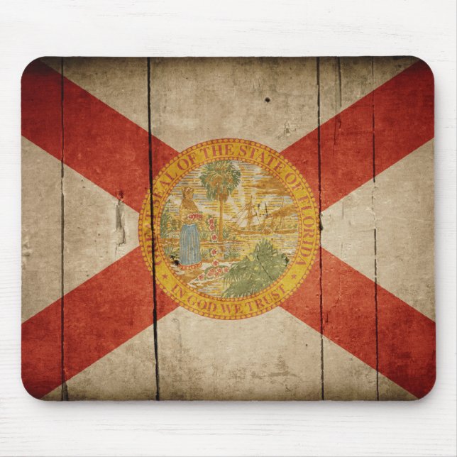 Ruged Wood Florida Flagga Musmatta (Framsidan)