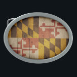 Ruged Wood Maryland Flagga<br><div class="desc">Maryland Flagga; Marylander</div>