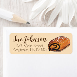 Rugelach Jewish Poland Crescent Roll Pastry Food Returadress Etikett