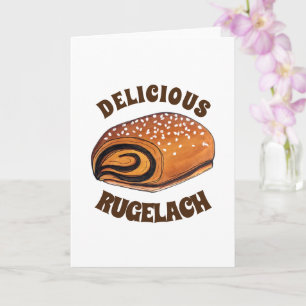 Rugelach judisk polsk crescent Roll Pastry Bakery Kort