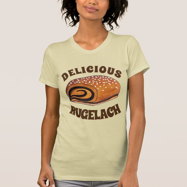 Rugelach judisk polsk crescent Roll Pastry Bakery T Shirt (Framsida)