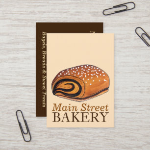 Rugelach judisk polsk crescent Roll Pastry Bakery Visitkort
