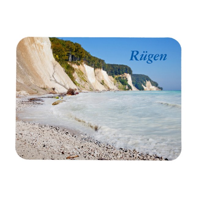 Rügen Kreideküste Magnet (Horisontell)