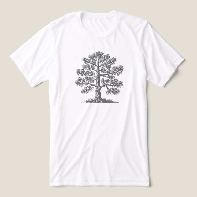 Rugged Tree  T Shirt (Design Framsida)