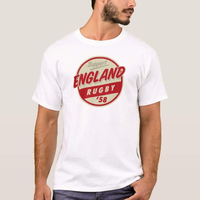 Ruggershirts England Rugby T Shirt (Framsida)