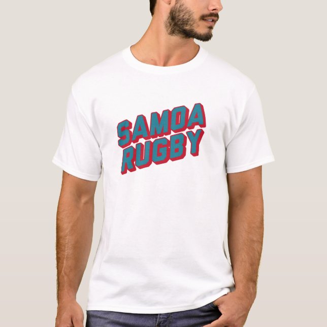 Ruggershirts Samoa Rugby T-shirt (Framsida)