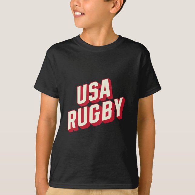 Ruggershirts USA Rugby T Shirt (Framsida)