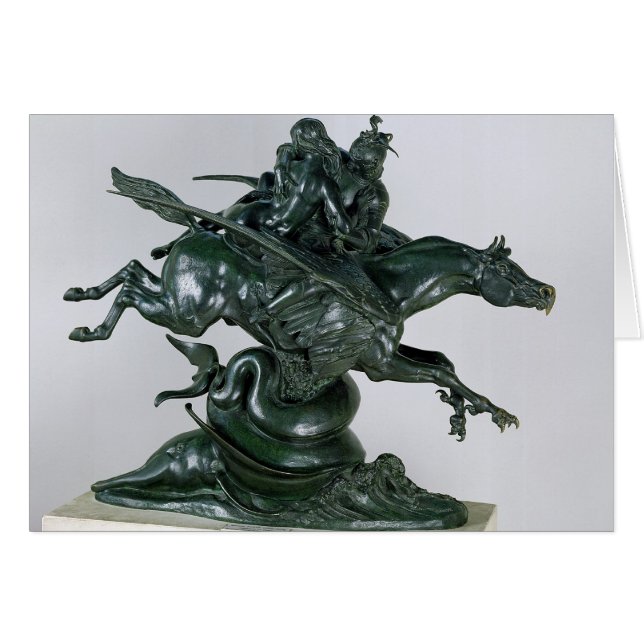 Ruggiero och Angelica Hälsningskort (Framsidan Horizontal)