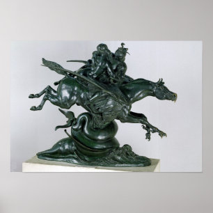 Ruggiero och Angelica Poster