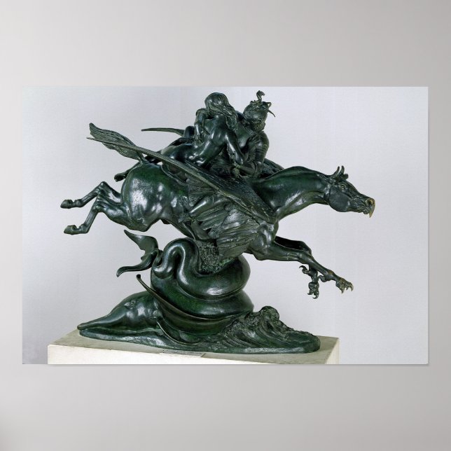 Ruggiero och Angelica Poster (Framsidan)