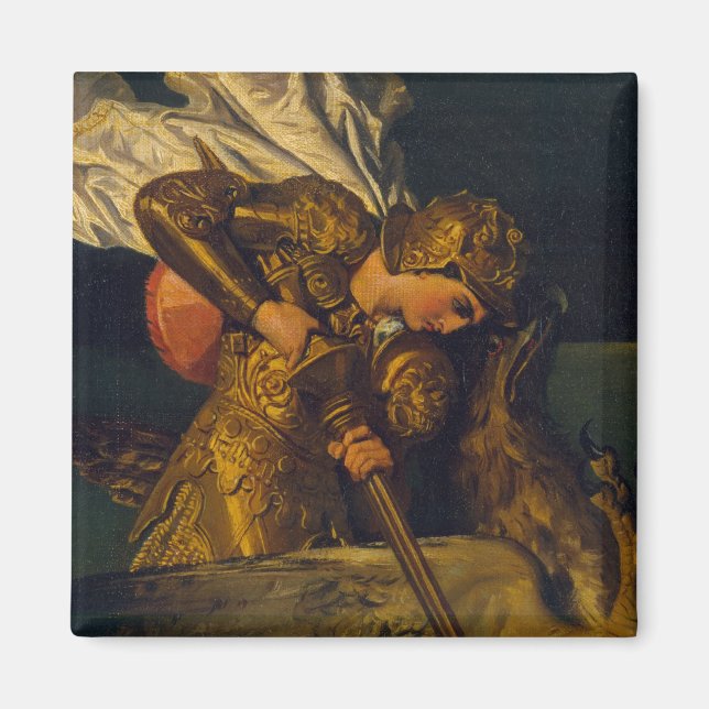 Ruggiero Rescuing Angelica Magnet (Framsidan)