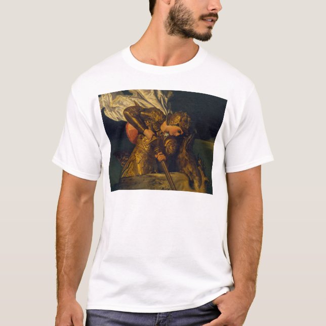 Ruggiero som räddar angelicaen t shirt (Framsida)