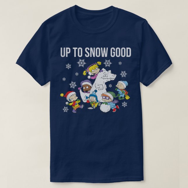 Rugrats Christmas Group Up To Snow Good  T Shirt (Design framsida)
