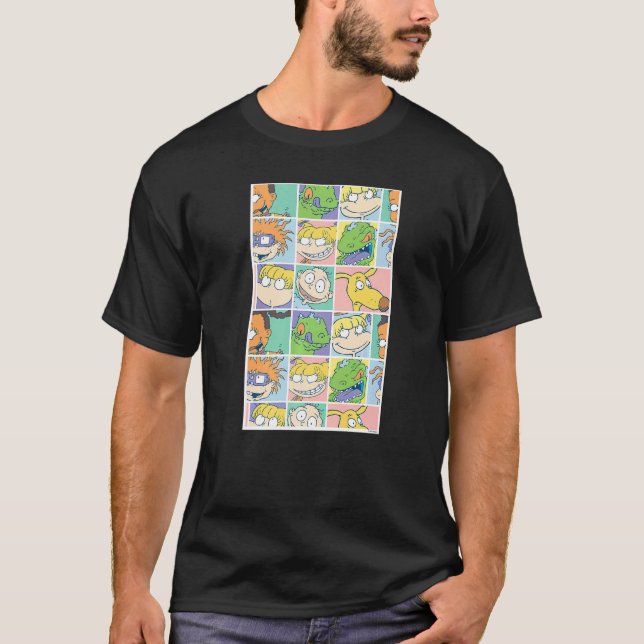 Rugrats Group Panels T Shirt (Framsida)