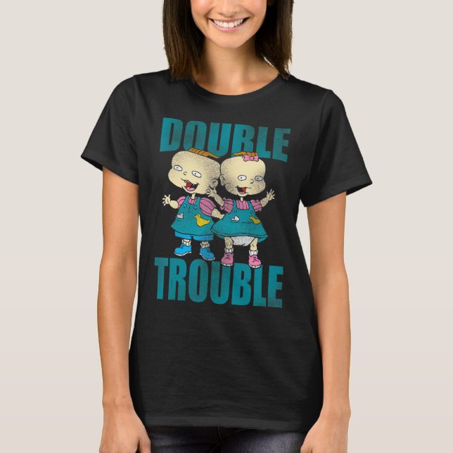 Rugrats Phil och Lil Dubbla Trouble T Shirt (Framsida)