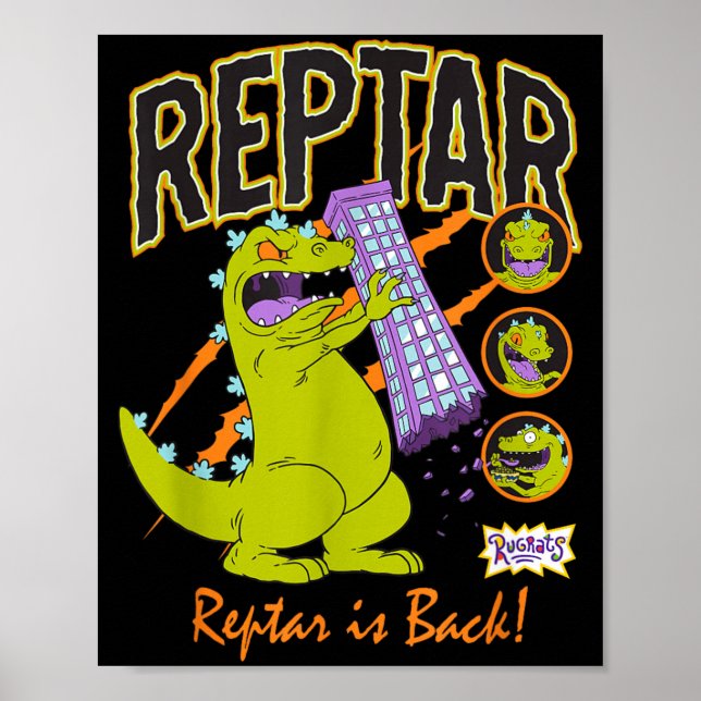 Rugrats Reptar är tillbaka Poster (Framsidan)