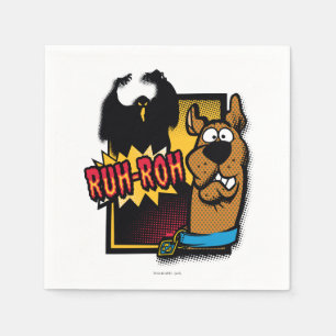 Ruh-Roh Scooby-Doo och en spöke Pappersservett